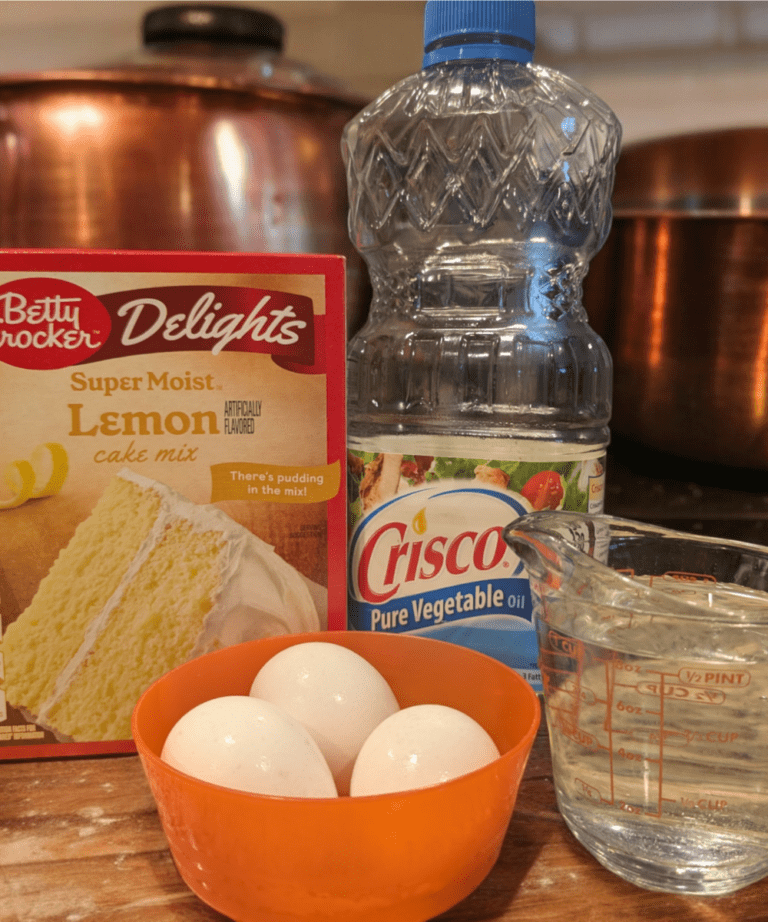 Super Moist Lemon Cake Ingredients