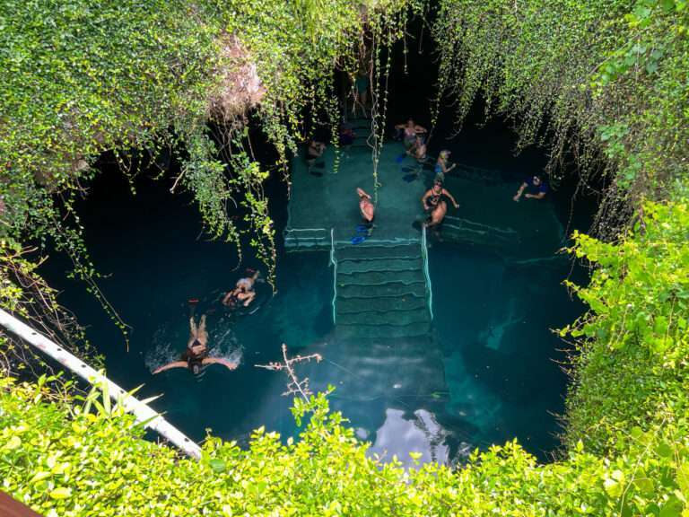 Scuba Divers in Devil's Den