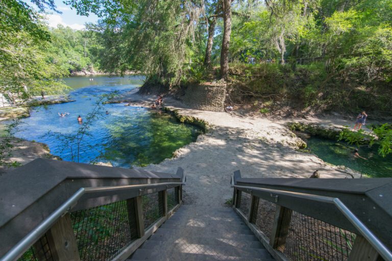 Stairway to Lafayette Blue Springs State Park