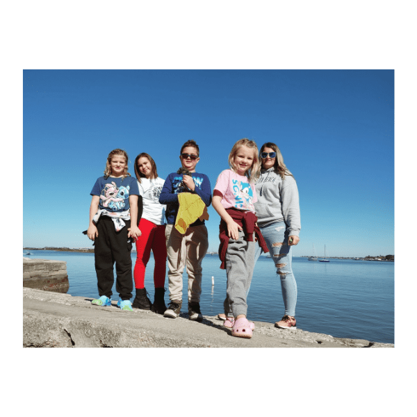 O&D with cousins at Castillo de San Marcos