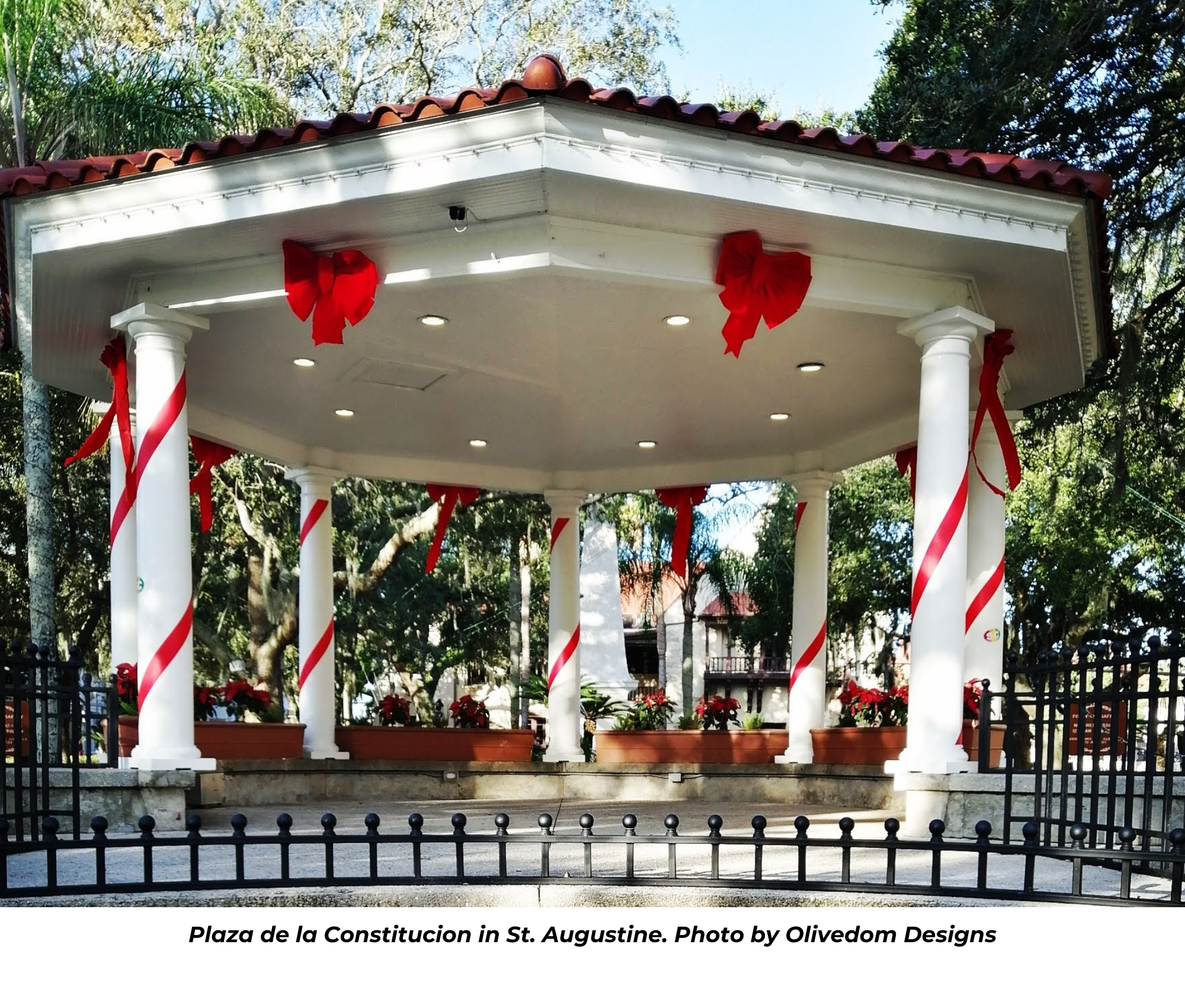 Plaza de la Constitucion in St. Augustine. Photo by Olivedom Designs