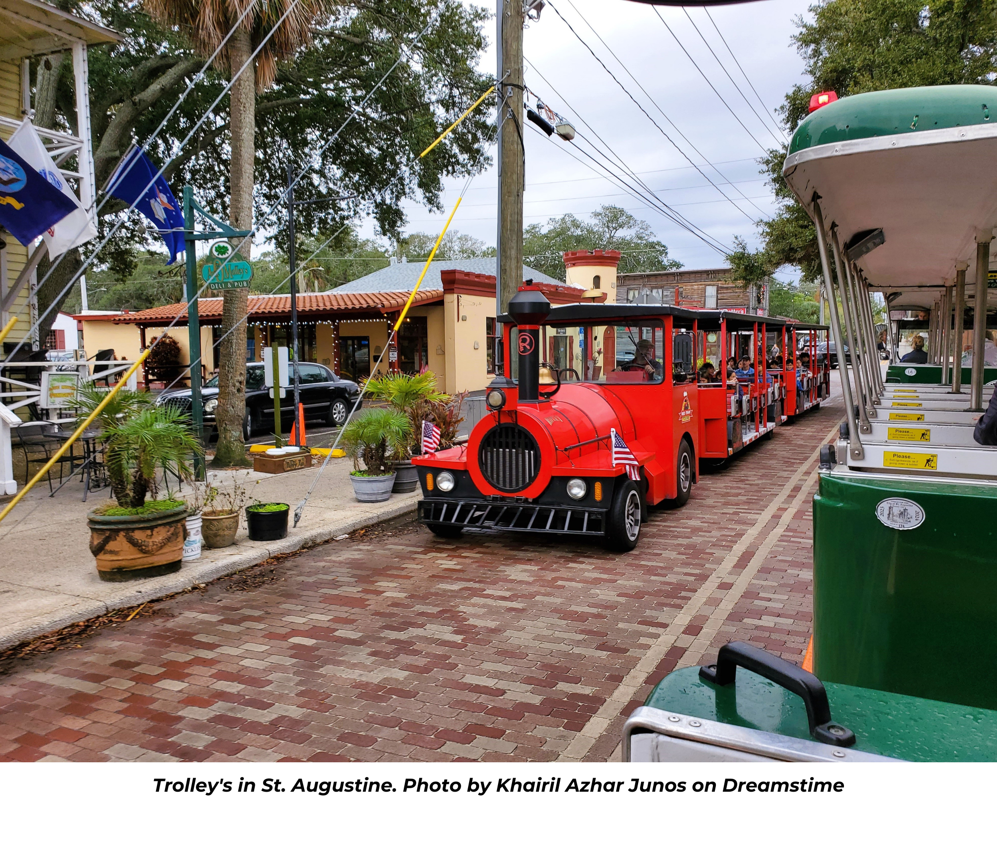 Trolley's in St. Augustine. Photo by Khairil Azhar Junos on Dreamstime